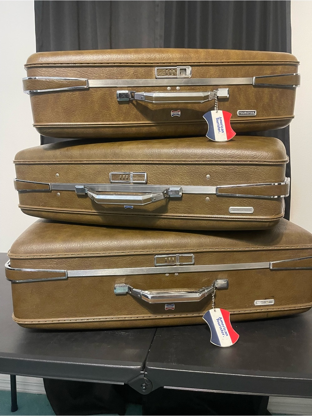 Vintage American Tourister Luggage SET All 3 Matching Combos